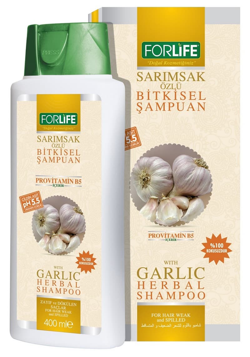 Garlic Shampoo 400 ml Herbal Hair Care Shampoo